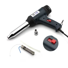 Тепловая пушка 700 Вт 220 В, фена для горячего воздуха, пластиковый сварочный фонарь, промышленный фен для волос, термостат, воздуходувка горячего воздуха для автомобильного бампера, полипропилен, ПВХ