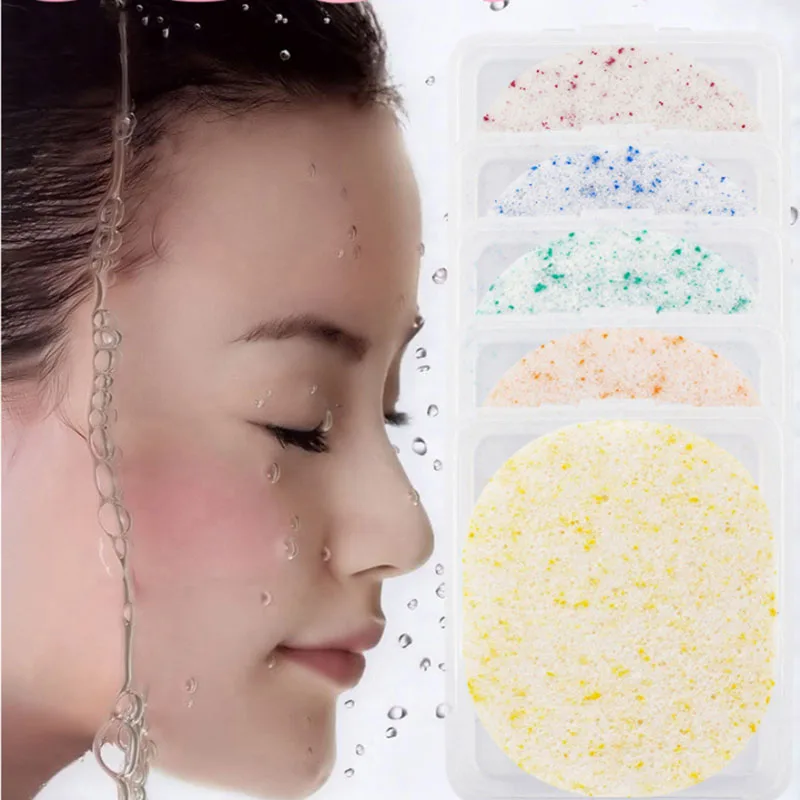 1 шт. губка слоеная мягкая губка для очистки лица макияж мытье Pad Чистка губка слоеное