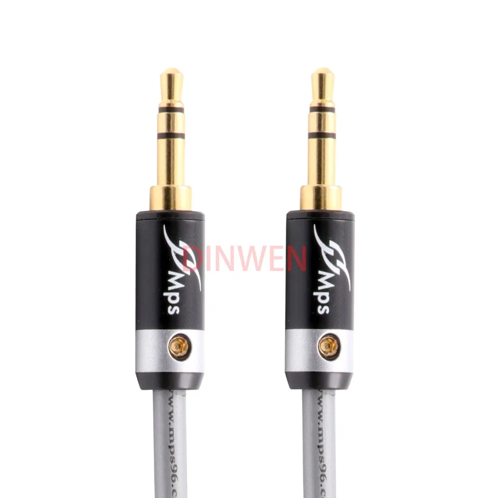 

MPS X-7 99.9997% 5N OCC Copper 3.5mm AUX Cable Male to Male Speaker Mobile Headphone Cable Hifi Audio Extension Cord Signal Wire