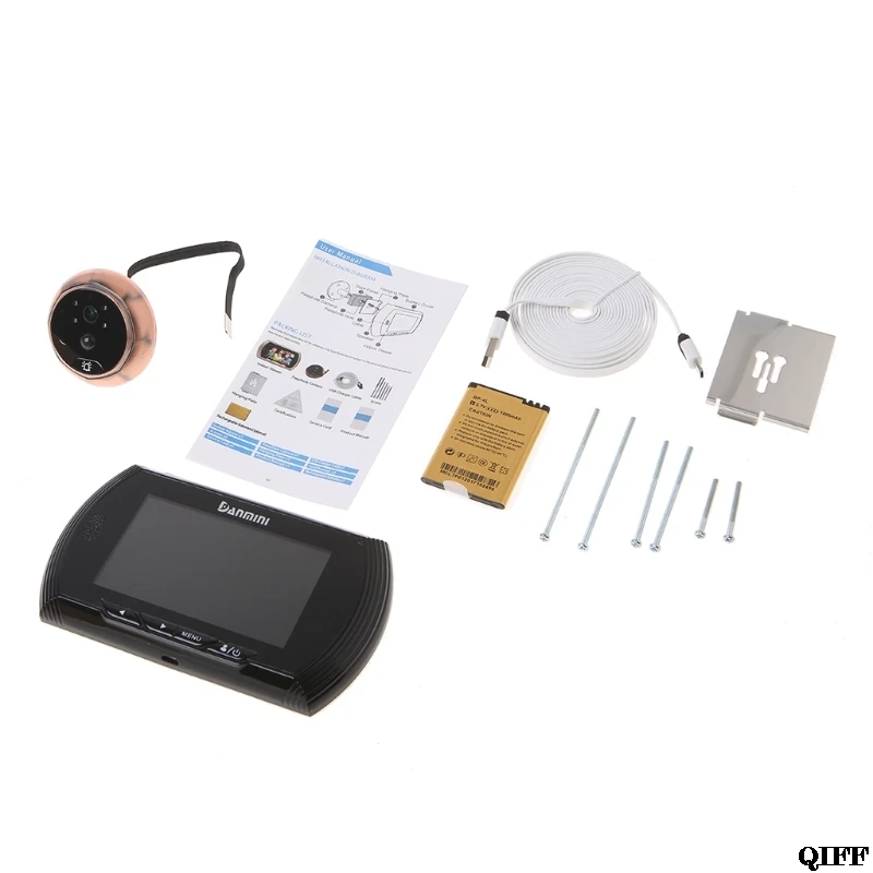 

Drop Ship&Wholesale 4.3" Visual Monitor Door Peephole Peep Hole PIR Wireless Viewer Camera Video LCD APR29