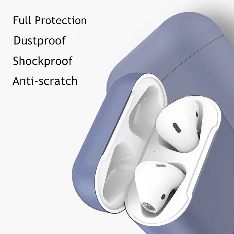 Жидкий силиконовый чехол для наушников для AirPods 1 2nd Bluetooth, беспроводные наушники, защитный чехол для зарядки, сумка для Airpods