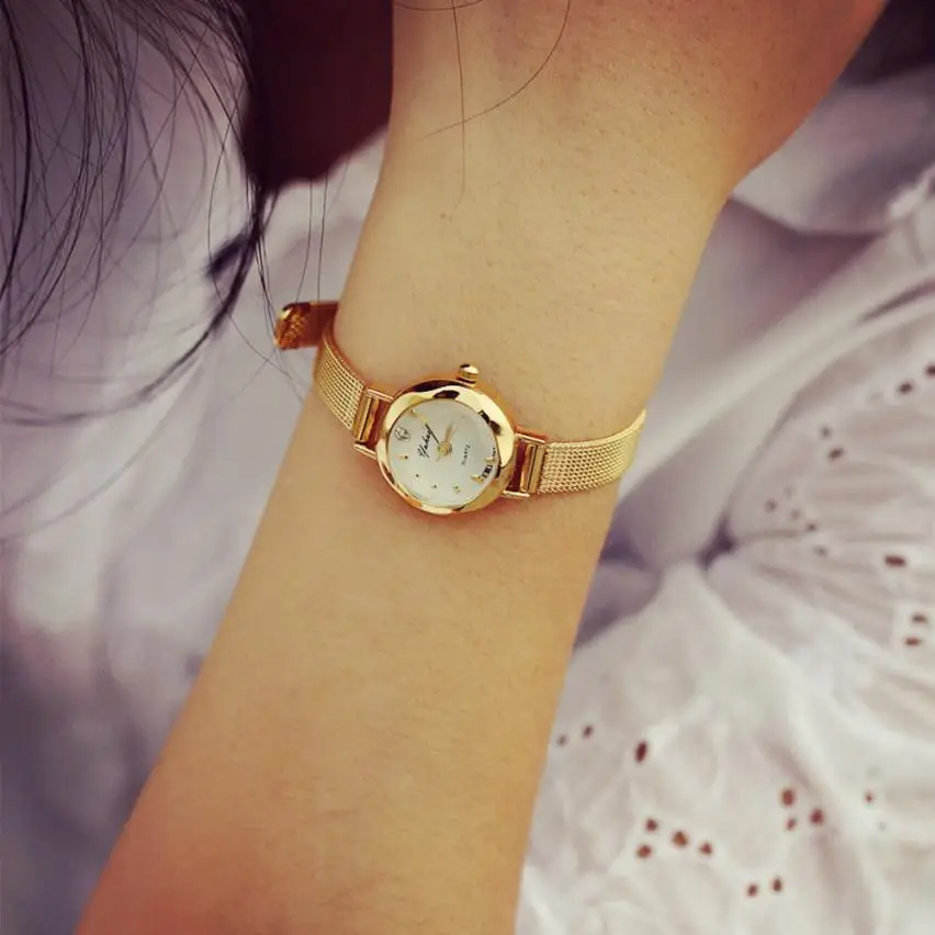 

watch New Women's Fashion Numerals Faux quartz Reloj de pulsera de cuarzo quarzo Watch Bracelet Watch Gift Dropship 18jul17
