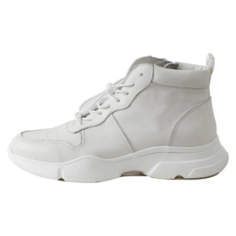

Men Skateboarding Shoes Genuine Leather Ankle Boots Leisure Fashion Cow Leather Sneakers Sport Shoes For Men Shoes