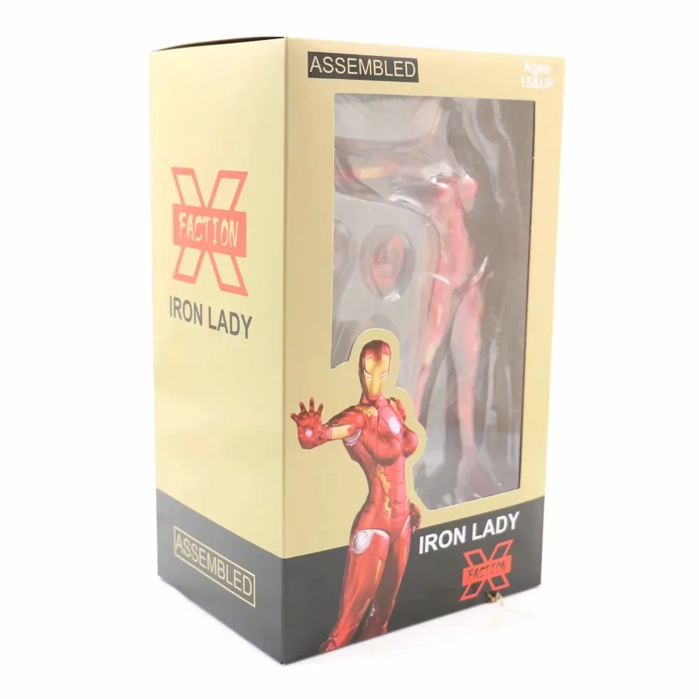 X-FACTION Marvel Superhero Stark Industries X-Faction Iron Lady Pepper Potts MK8 ПВХ фигурка Коллекционная модель игрушки NN0