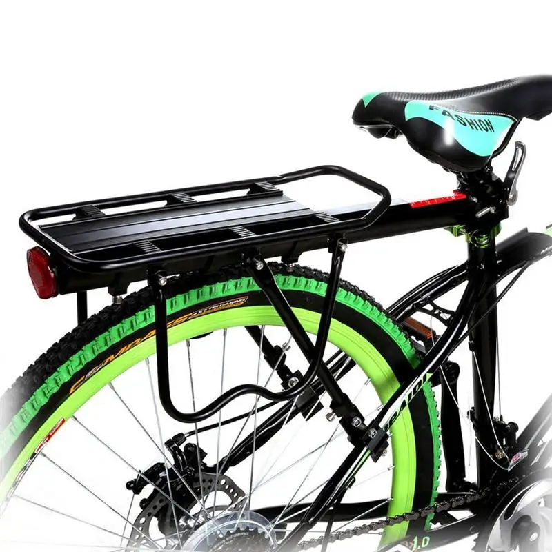 Excellent Bicycle Bike Alloy Rear Rack Cargo Carrier Rack Universal Rear Mount(Black) 9 Excellent Bicycle Bike Alloy Rear Rack Cargo Carrier Rack Universal Rear Mount(Black) 9