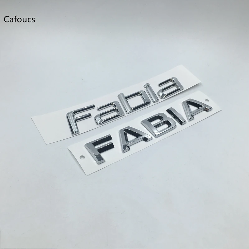 Cafoucs для Skoda FABIA 2 наклейка с эмблемой задней двери логотип значок