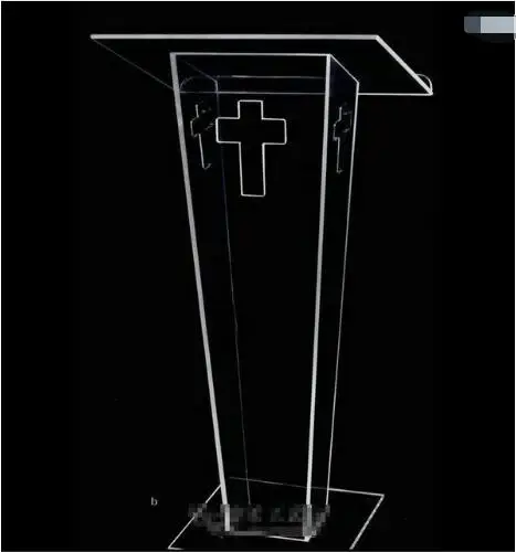

Free Shipping logo customize acrylic pulpit modern and stylish 2019 acrylic pulpit church