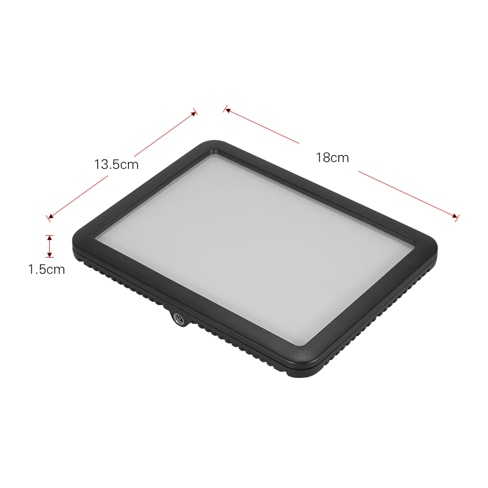 Andoer 3300 k 5600 Светодиодная лампа для студийной фотосъемки с регулируемой яркостью