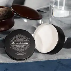 Grandslam мужской натуральный мягкий крем для бритья мыло ручной работы для мужчин 150 г/5,29 унций парикмахерский салон крем для бритья гладкая