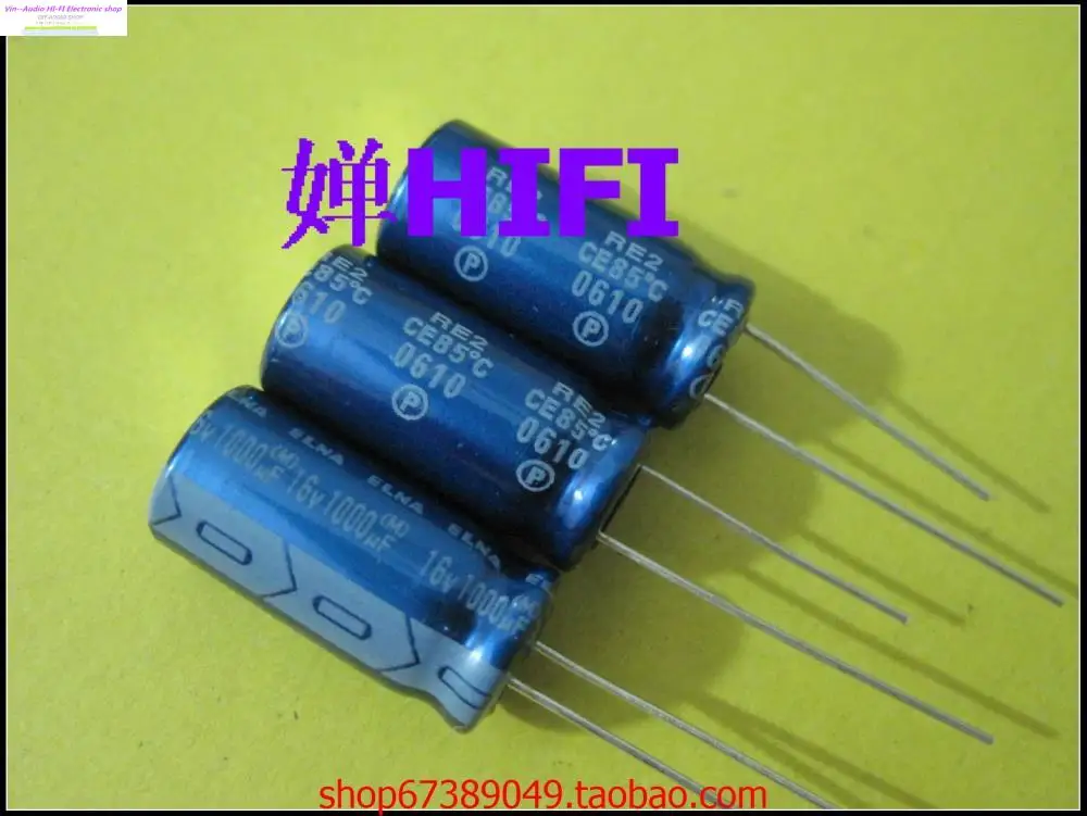 

2019 Sale Supercapacitor 20PCS/50PCS New Elna 16v1000uf 10x20 Blue Robe Re2 For Imported Electrolysis Capacitor Free Shipping