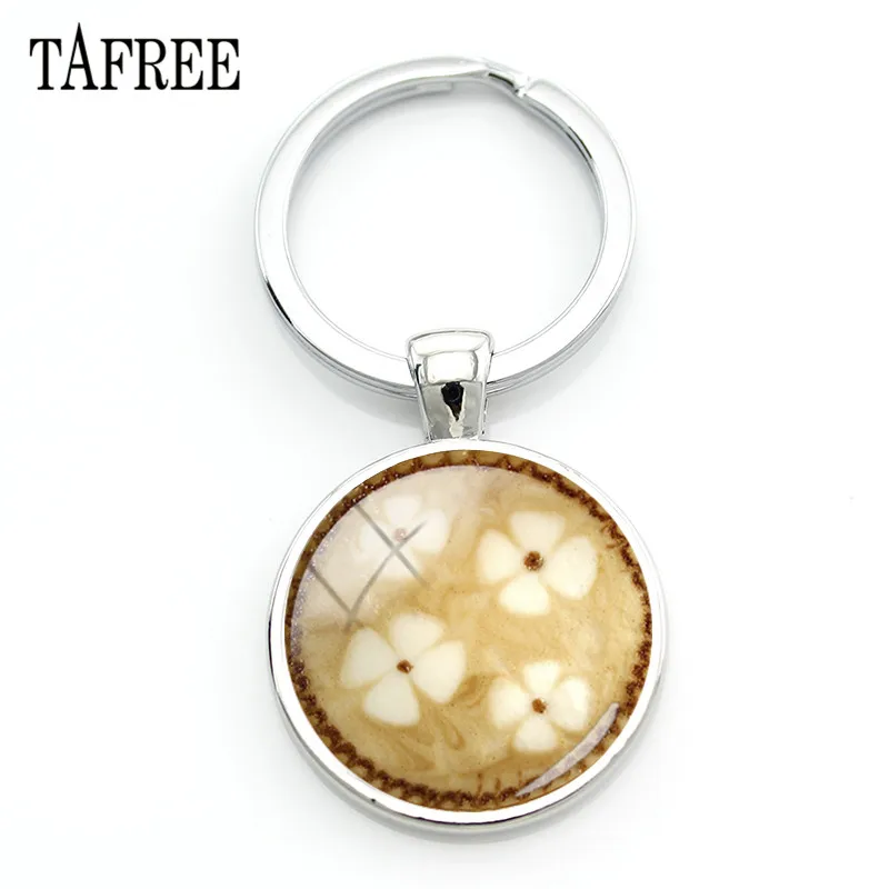 TAFREE кофе латте резьба Любовь сердце искусство брелок кольца шоколада Печать