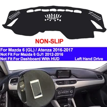 Крышка приборной панели автомобиля тире коврик силиконовый нескользящий для Mazda 6 GL Atenza Авто тире коврик солнцезащитный тент анти-УФ коврик