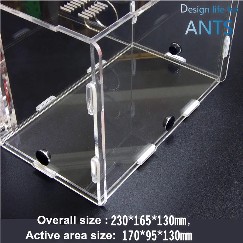 3PCS Bamboo Tubes Ant Nest Ant Farm House for Kids Home Pet Use Student Scientific Device Toy Ant Acrylic Bamboo Villa City (2)