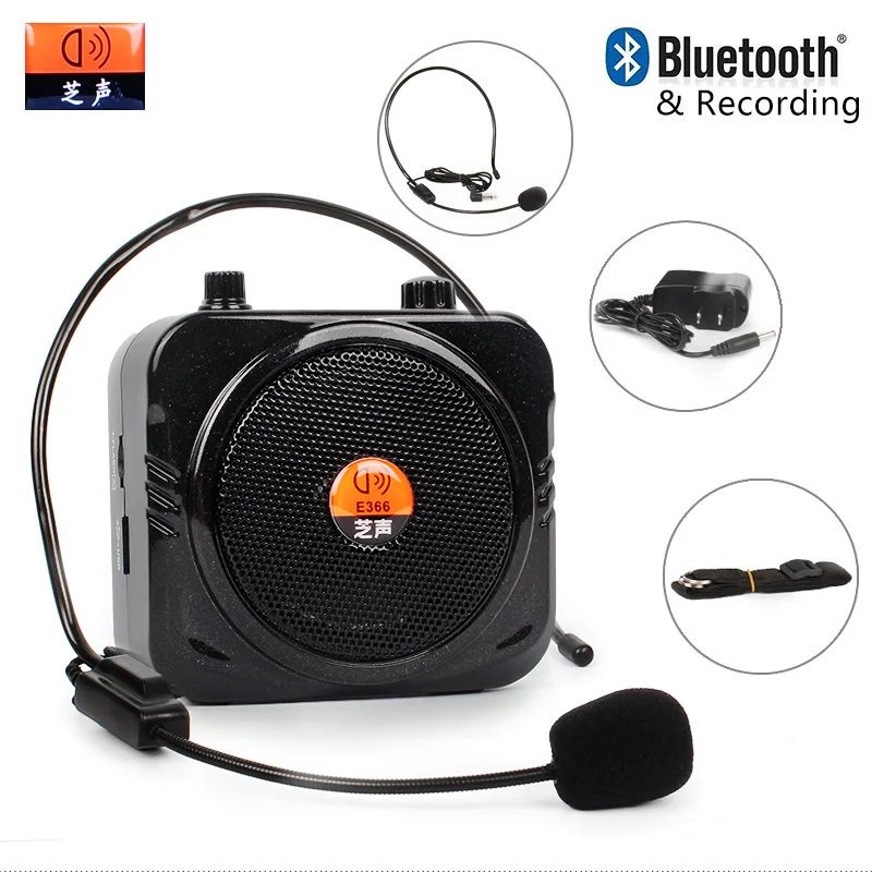 

Portable Voice Amplifier Booster Teaching Speaker Megaphone Microphone Wasit Clip FM TF USB Recorder Teachers Guide Promotiion