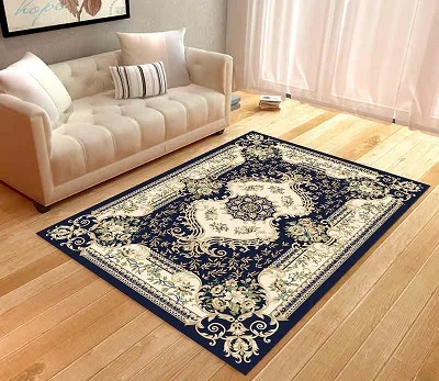 Классический плед Цветочные европейские ковры для гостиной tapete tapis de couloir Противоскользящий коврик для коридора диван прикроватный ковер - Цвет: B