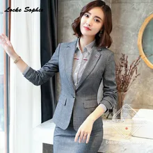 1pcs Women Plus size Blazers coats 2018Summer cotton blend Splicing Long sleeves Suits jackets ladies Skinny Blazers Suits coats