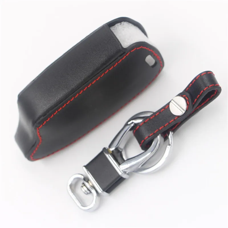 

TW9010 TW9030 Leather Cover Case For Tomahawk TW9020 TW9030 Two Way Alarm LCD Remote Tomahawk TW 9010 9030 Protect Case