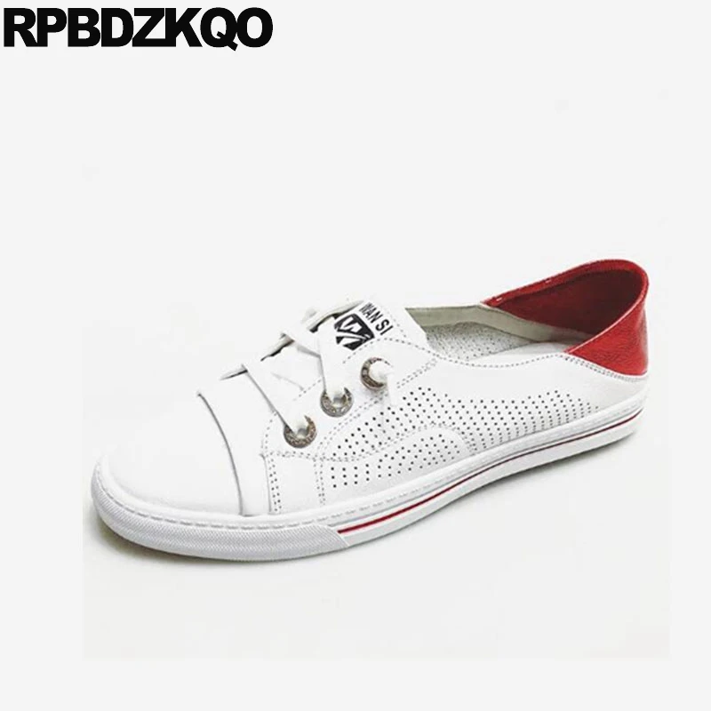 

trainers flats size 35 sneakers breathable lace up designer shoes women luxury 2018 sandals hollow out china summer round toe