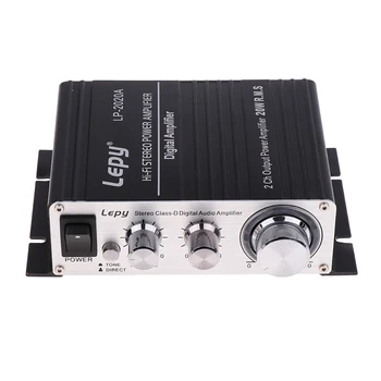 

Black Car Motorcycle Hi-Fi Stereo Audio Amplifier With LP-2020AD Chip