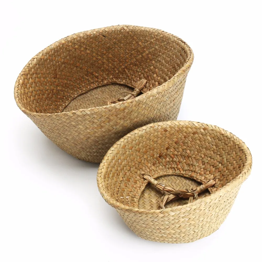 2 حجم البطن سلة التخزين سلة الروطان الطبيعية النباتية اللعب الغسيل التخزين حامل حاوية النباتات زهرة تزيين المنزل 2 حجم البطن سلة التخزين سلة الروطان الطبيعية النباتية اللعب الغسيل التخزين حامل حاوية النباتات زهرة تزيين المنزل