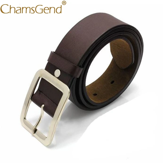 

Fashion men belt leather luxury Casual Faux Leather Belt Buckle Waist Strap Belts for classice vintage pin buckle Black Jun14