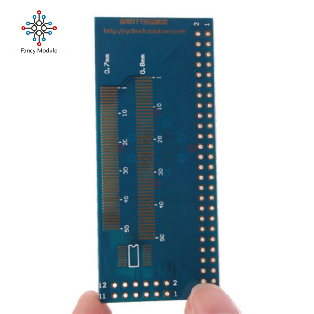 Несколько 0,5/0,7/0,8/1,0 мм Шаг TFT LCM ЖК-дисплей плата адаптера fpcк доска SMD для DIP