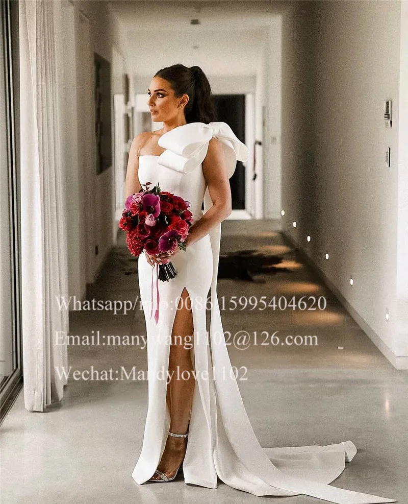 one shoulder wedding dresses 2019