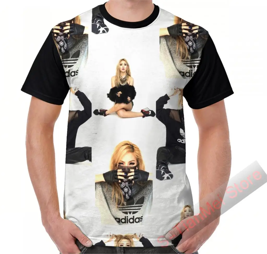Summer Graphic t shirt men tops tees CL 2ne1 KPOP printed women funny T-Shirt Short Sleeve Casual tshirts | Мужская одежда