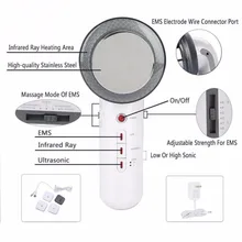 EMS Массажер для коррекции фигуры ультразвуковая кавитационная потеря веса устройство Белый Инфракрасный сжигатель жира терапия машина сжигатель жира