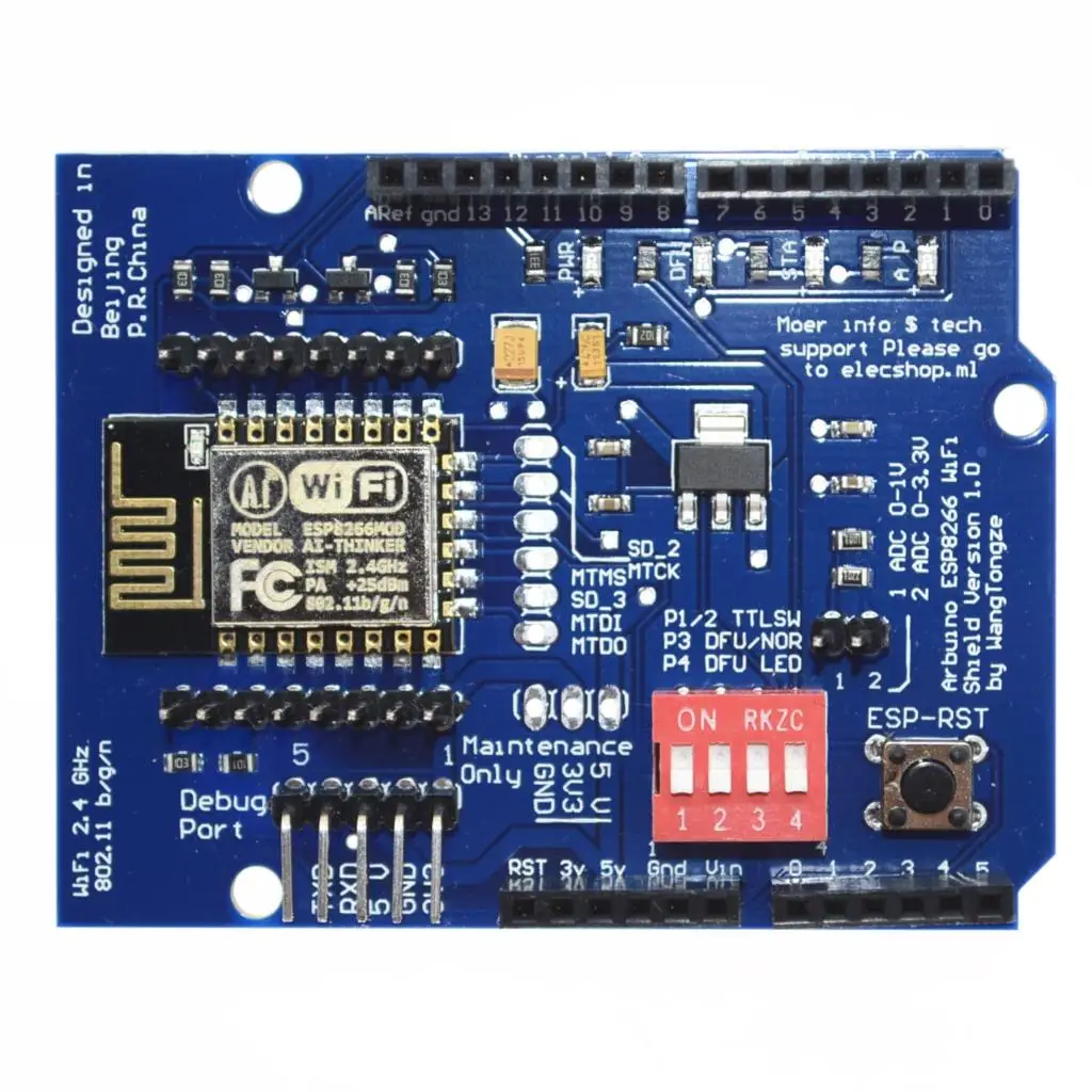 UNO R3 ESP8266 веб-сервер серийный WiFi Плата расширения shiled ESP-12E для arduino