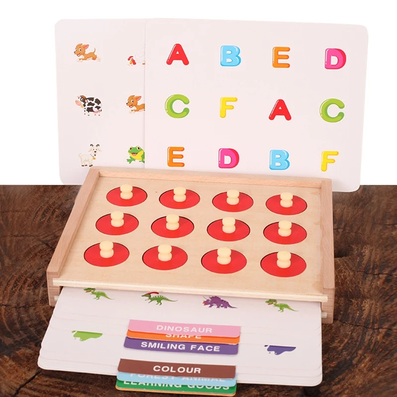 Детские деревянные игрушки математическая игрушка обучающая и развивающая игра памяти раннего детского образования игрушки и