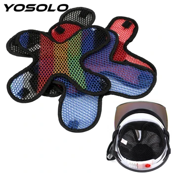 

YOSOLO Motorcycles Helmet Heat Insulation Pad 3D Cellular Network Helmet Inner Pad Universal Insert Liner Helmet Cushion