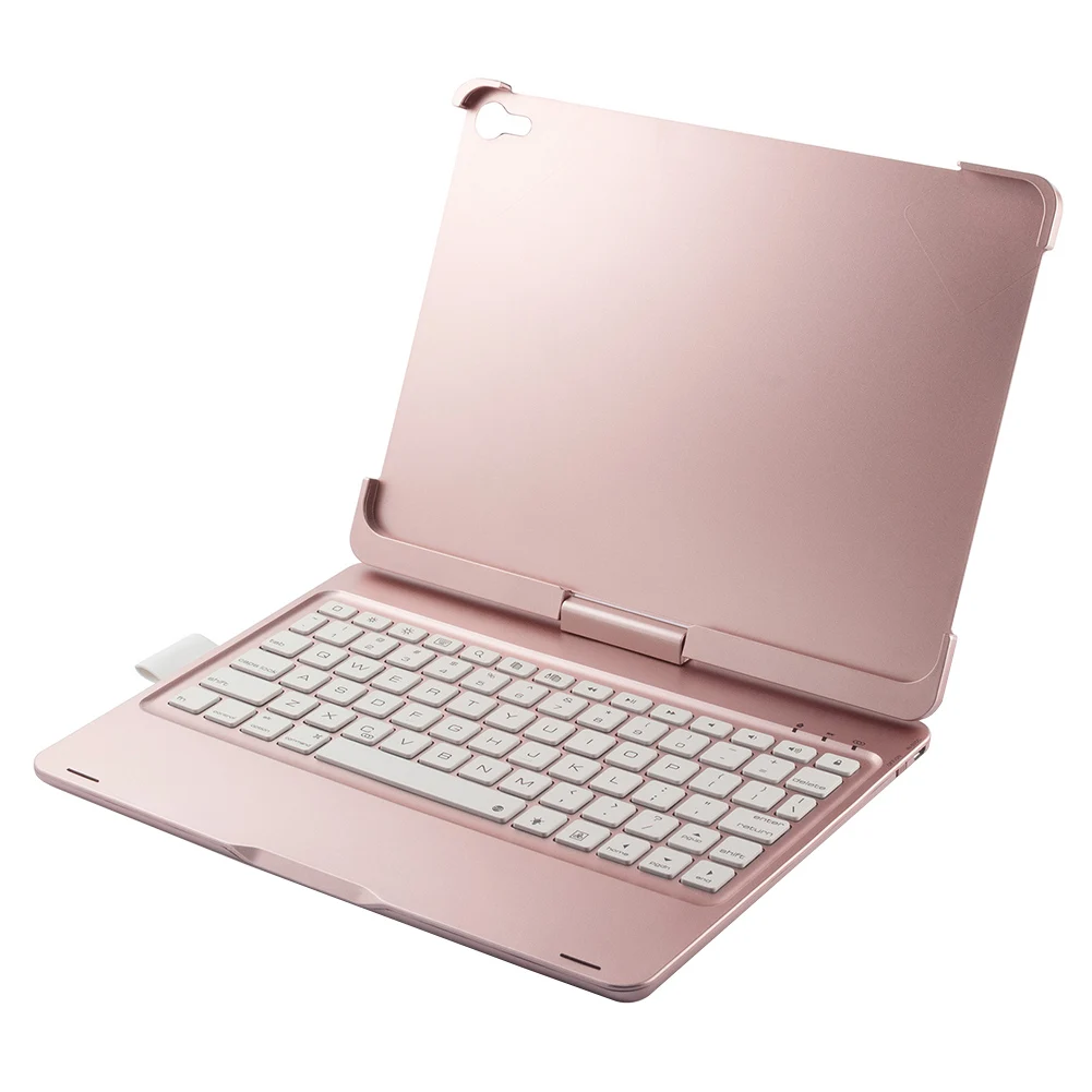 

Cover Wireless Stable Connection Keyboard Case Rotatable Auto Sleep Hard Shell Bluetooth With Backlit Dustproof For Ipad Pro 11