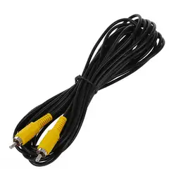 6 м Желтый RCA штекер RCA Штекер Аудио Видео удлинитель кабеля шнур черный