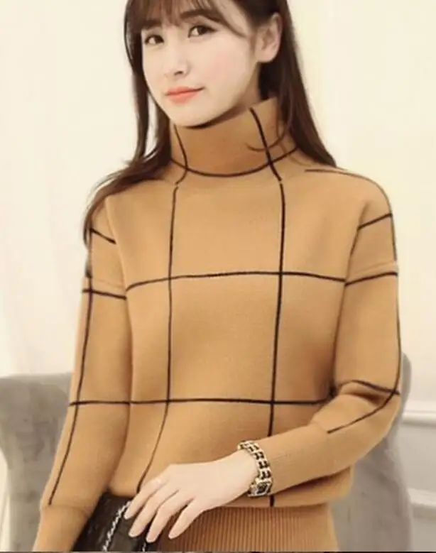 

2018 Free send new spring Joker head set with thick sweater knit top female tide FuRuiSource