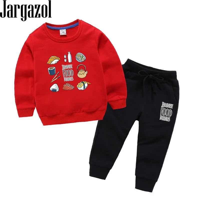 Baby Boy Clothes Cartoon Car Printed 2019 Spring Long Sleeve Sweatshirt&amppants Toddler Girl Clothing Set Kids Boys Outfits | Детская