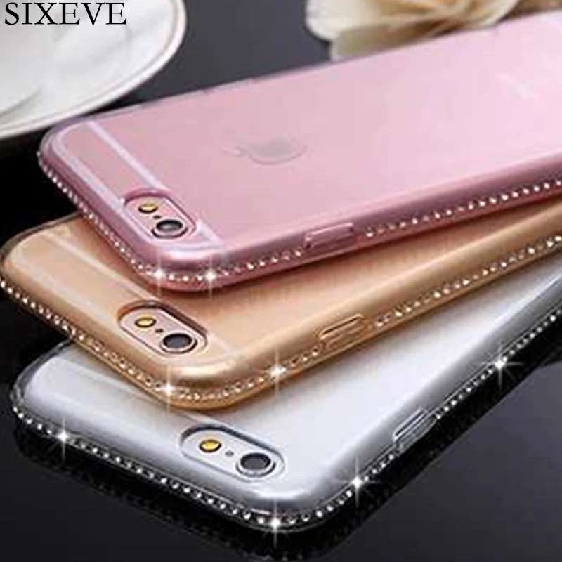 

Shine clear Soft Case For iphone 8 iphone X 10 XR XS Max iphone 6 S 6S iphone 7 Plus 6Plus 6SPlus 7Plus 8Plus Cell Phone Cover