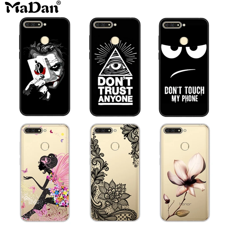 

Russia Version For Huawei Honor 7C Case Cover 5.7" Soft Silicone Honor 7C Protective Cases for Huawei Honor 7C AUM-L41 5.7 inch