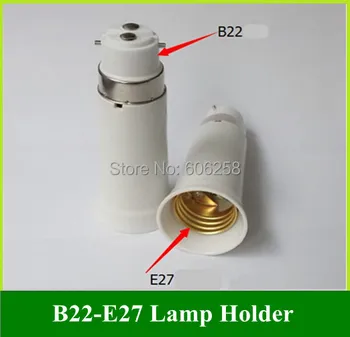 

B22 TO E27 lamp Holder Conversion B22 E27 Lamp Base Adapter Extension 95MM 20PCS