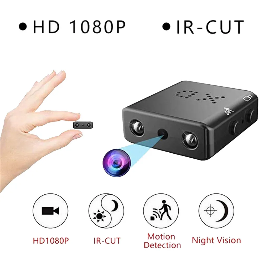 Мини камера 1080 Full HD будильник ночное видение детектор движения IP DV DVR видеокамера