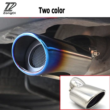 

ZD For Ford Focus 3 2 Suzuki SX4 Peugeot 207 408 307 Chevrolet Cruze Mitsubishi Car Exhaust Tip Pipe Cover Outlander Accessories