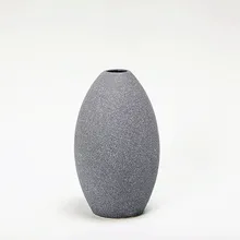 Европейская керамическая ваза для цветов в стиле кантри, украшение для дома, ваза для цветов ясень, 3 цвета, размер 15,5x9,1x1,8 см S