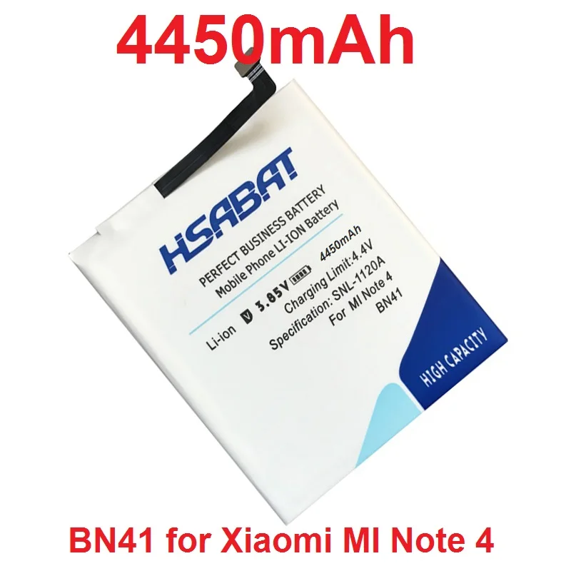 imágenes para BN41 HSABAT 4450 mAh Batería Para Xiaomi Redmi Hongmi Nota 4 Nota 4 Batería + Envío Libre imágenes para BN41 HSABAT 4450 mAh Batería Para Xiaomi Redmi Hongmi Nota 4 Nota 4 Batería + Envío Libre