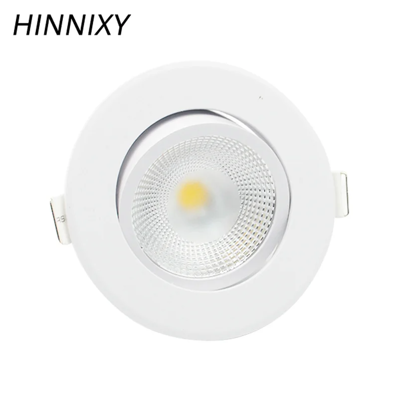 Hinnixy LED Встраиваемые COB потолочные светильники круглый потолочный Точечный