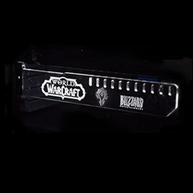 Estendida para Wow Quadro de Exibição Mais Novo Branco Versão Tribo Led Computador Luminoso Caixa Principal Placas Gráficas Suporte Cartão Sua g8