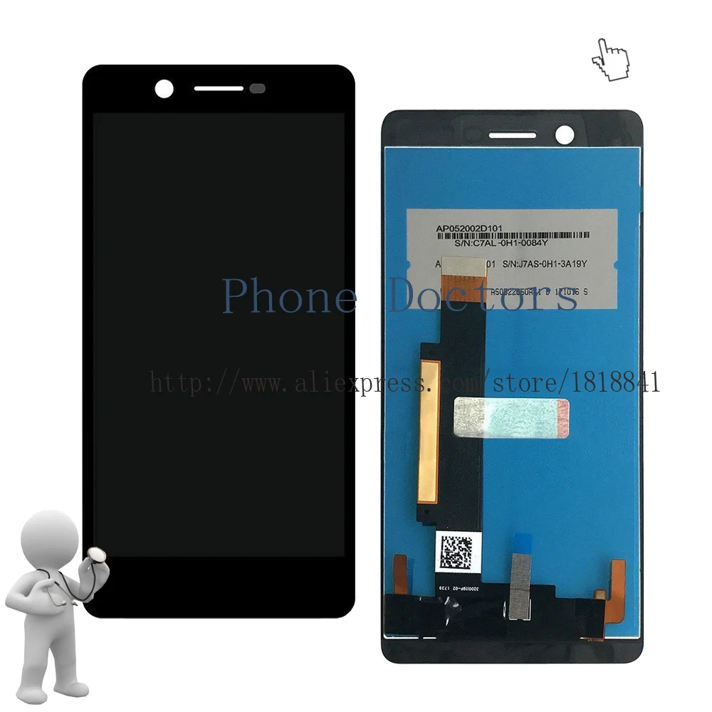 

5.2" Full LCD DIsplay+Touch Screen Digitizer Assembly For Nokia 7 N7 TA-1041 TA-1046 ; New ; Black ;100% Tested