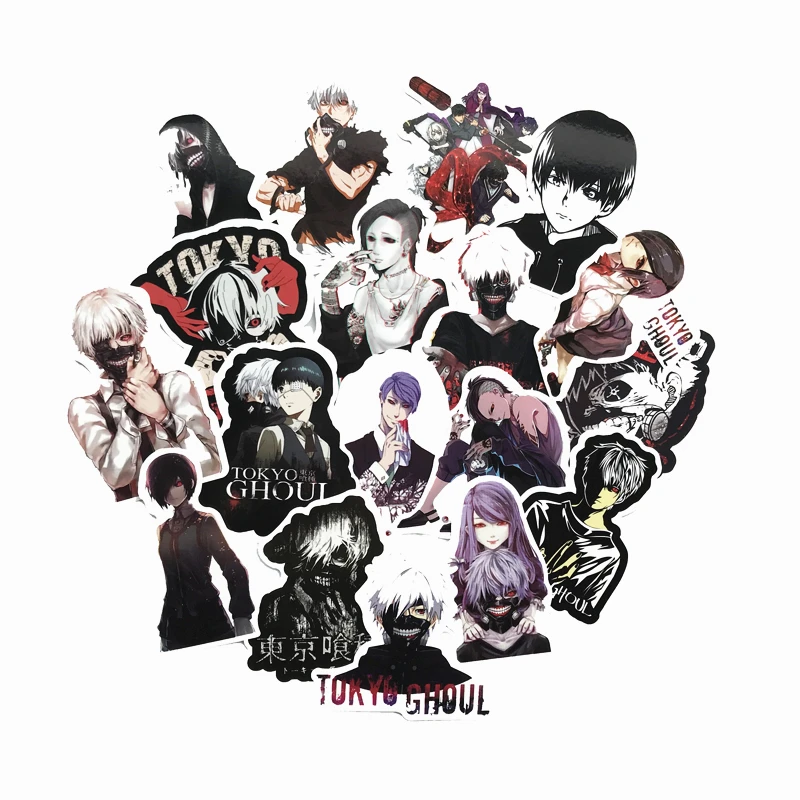 TD ZW 52 шт./лот наклейки Tokyo Ghoul для сноуборда ноутбука багажа автомобиля