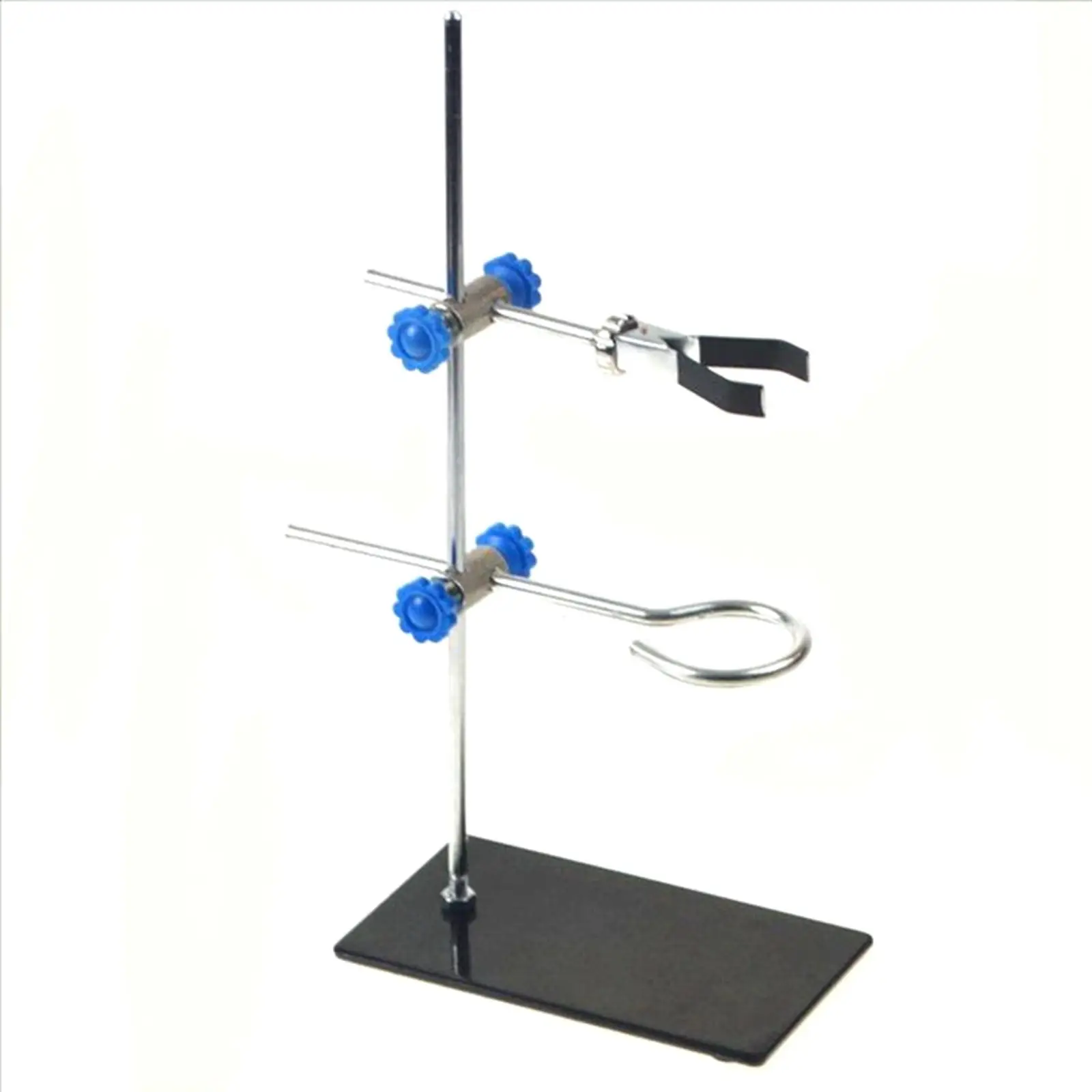 Metal Mini Lab 30cm Bracket Retort Support Stand Clip Clamp Flask
