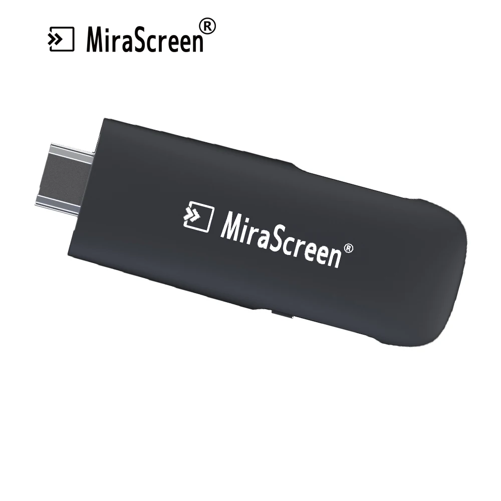 MiraScreen 2.4G Support MiraCast Chormcast Android IOS Free Installation 1080P Display Wireless TV Stick