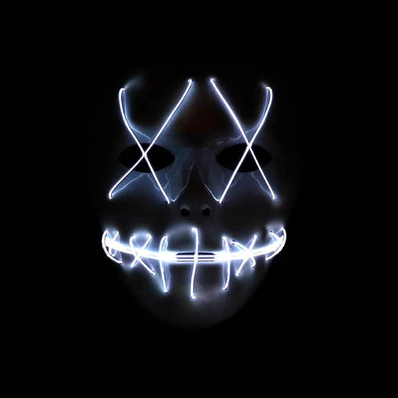 Stitching Mouth X Eyes Mask Halloween show glowing Masks party